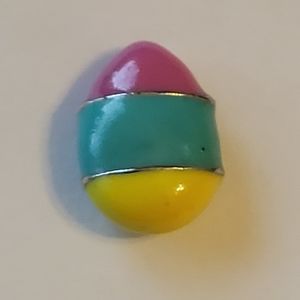 GUC Origami Owl Multi Colored Easter Egg 🥚  Charm